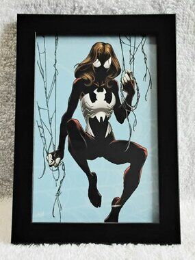 This 3/$25 4" x 6" Framed Spider-Woman Custom Pic!!